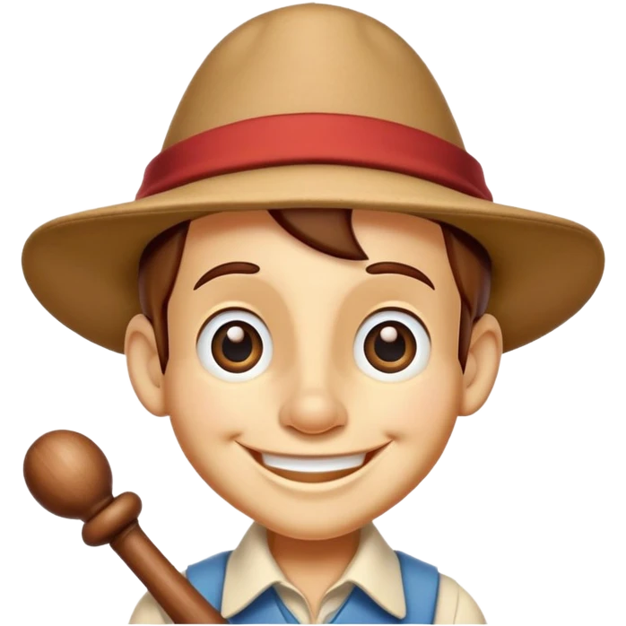Pinocchio Disney style emoji