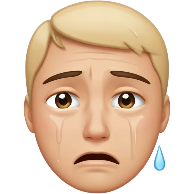 Ugly cry emoji