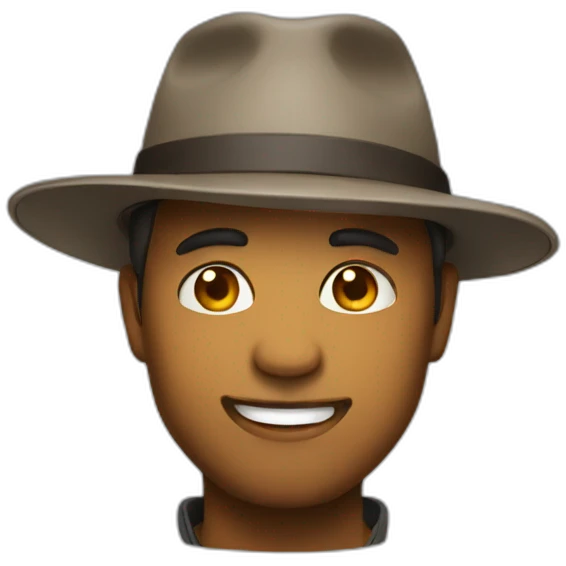 🤪 with hat emoji