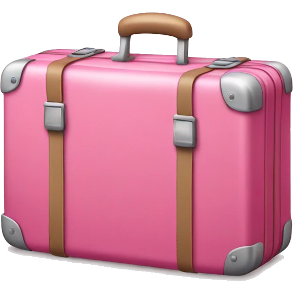 pink suitcase  emoji