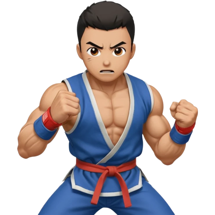 Anime fighting  emoji