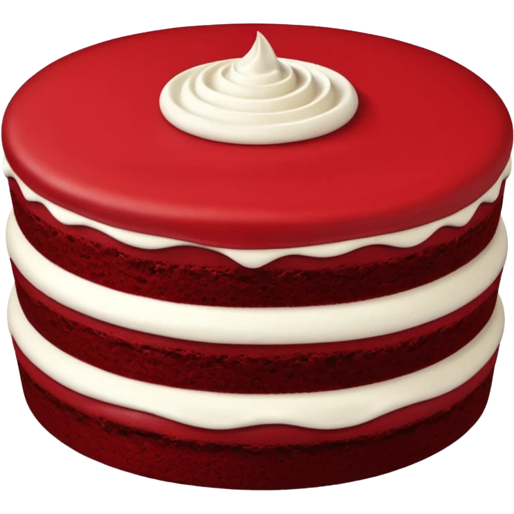 tarta red velvet emoji