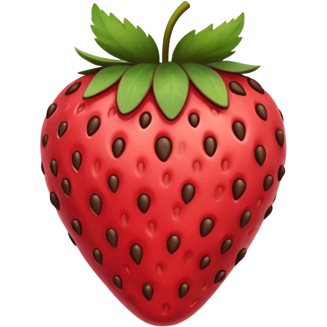strawberry covered in chocolate emoji