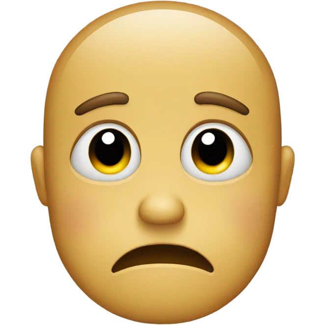 sad face with feet emoji