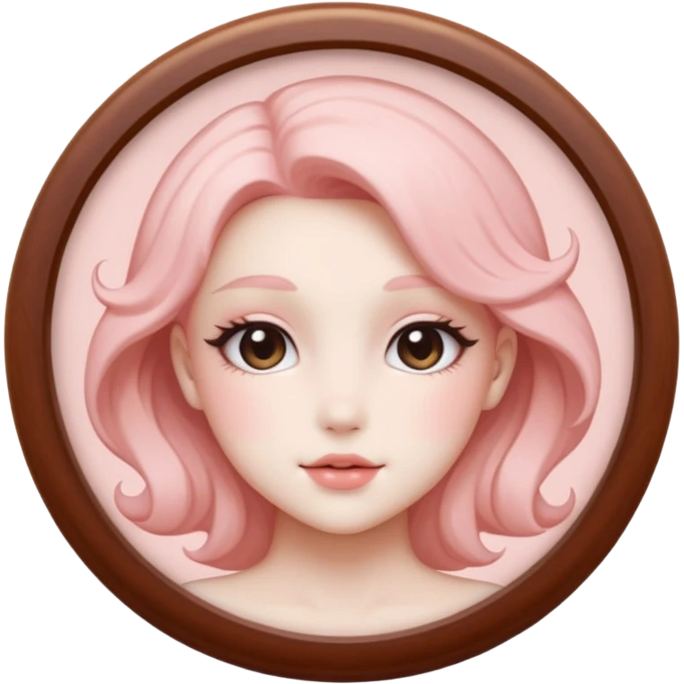 White soft natural realistic blushing blush romantic vintage antique divine beautiful elegant pretty precious cute young youthful  Fakémon-Pokémon-hybrid-creature emoji