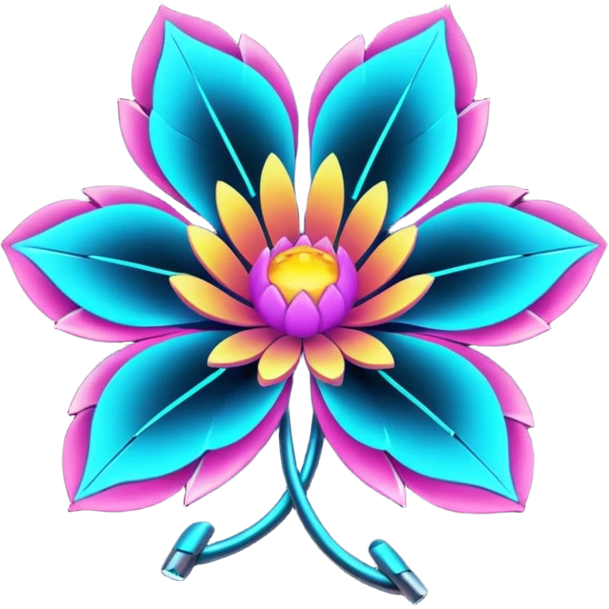 cyber flowers emoji