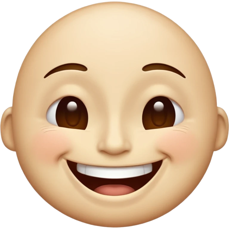 I want an overly excited face that says “I am so excited, I cannot contain. With eyes tightly squeezed closed together and a big grin emoji. With no  eyes  emoji