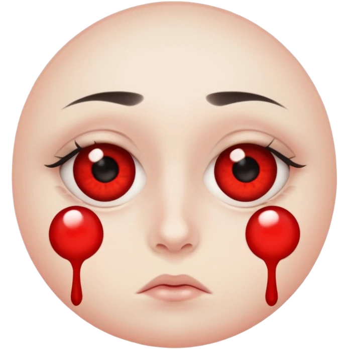 Tired eyes emoji