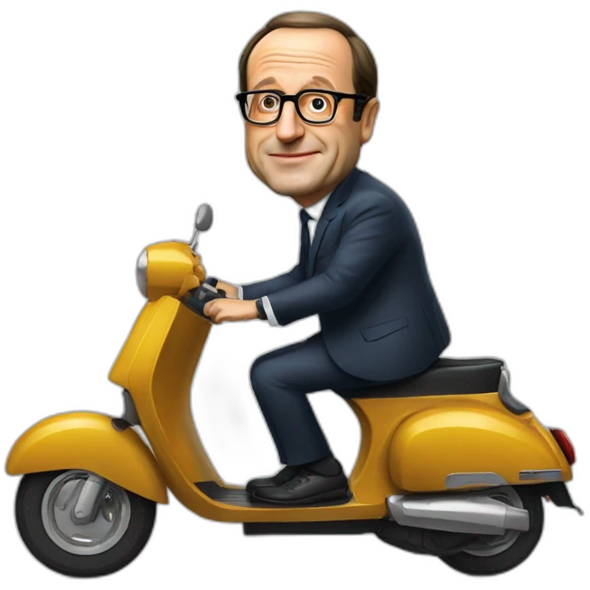 hollande françois en scooter emoji