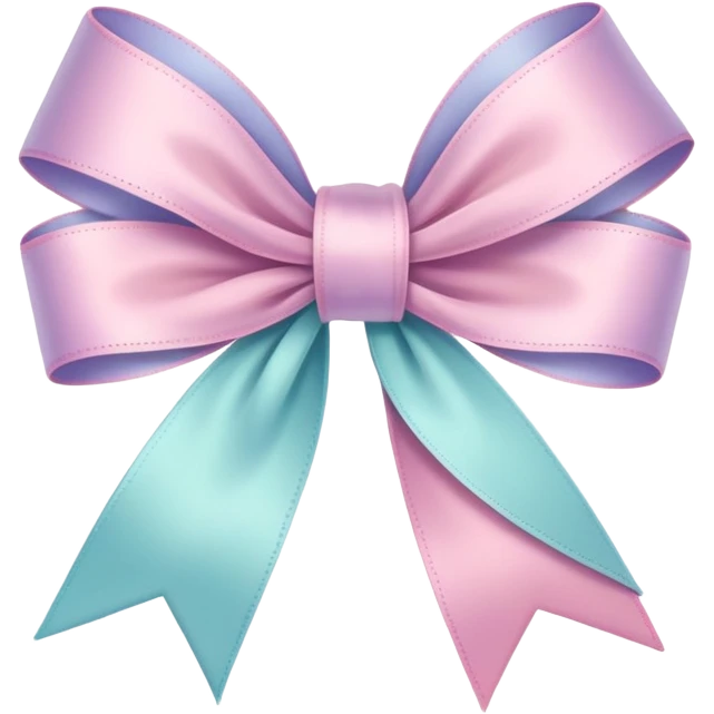 A pretty ribbon  emoji