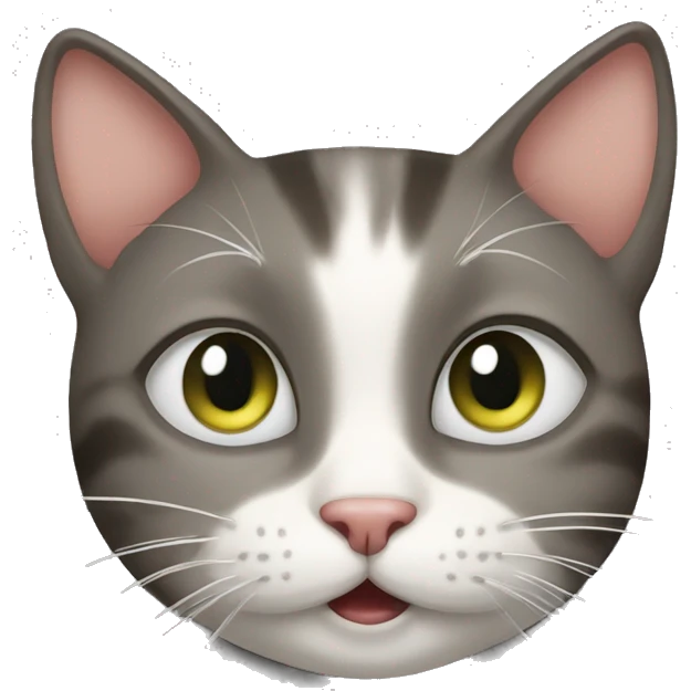 A cat winking  emoji