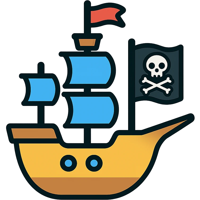 pirate ship emoji