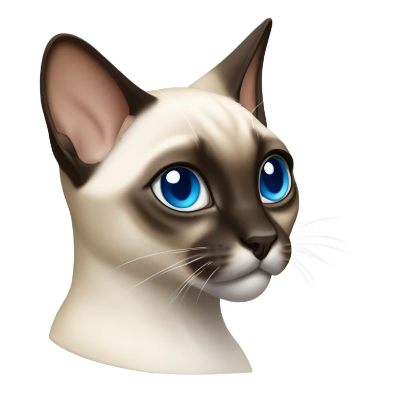 Siamese cat emoji
