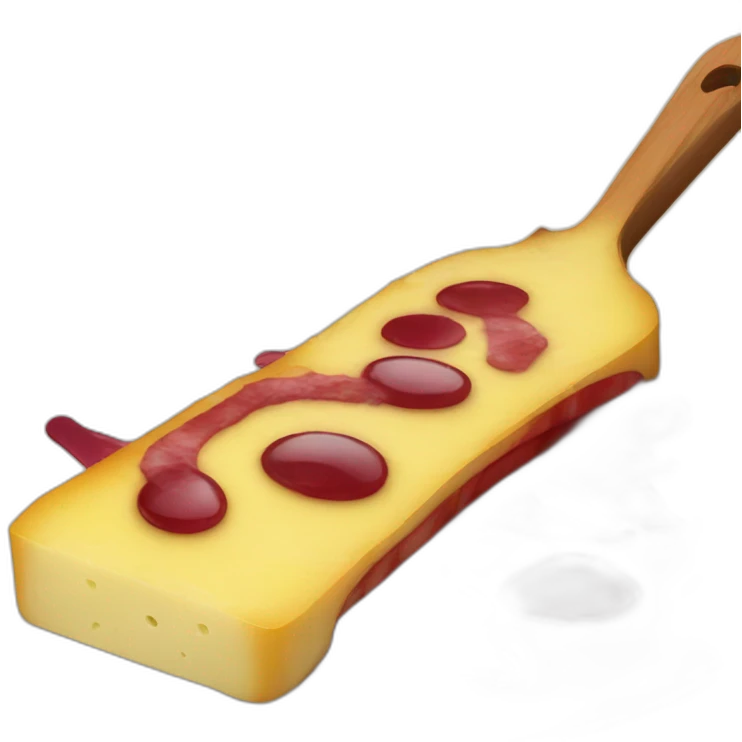 raclette with red wine emoji