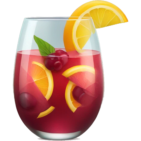 sangria in a glass emoji