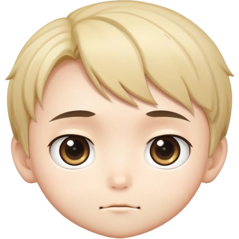 chibi anime boy face emoji