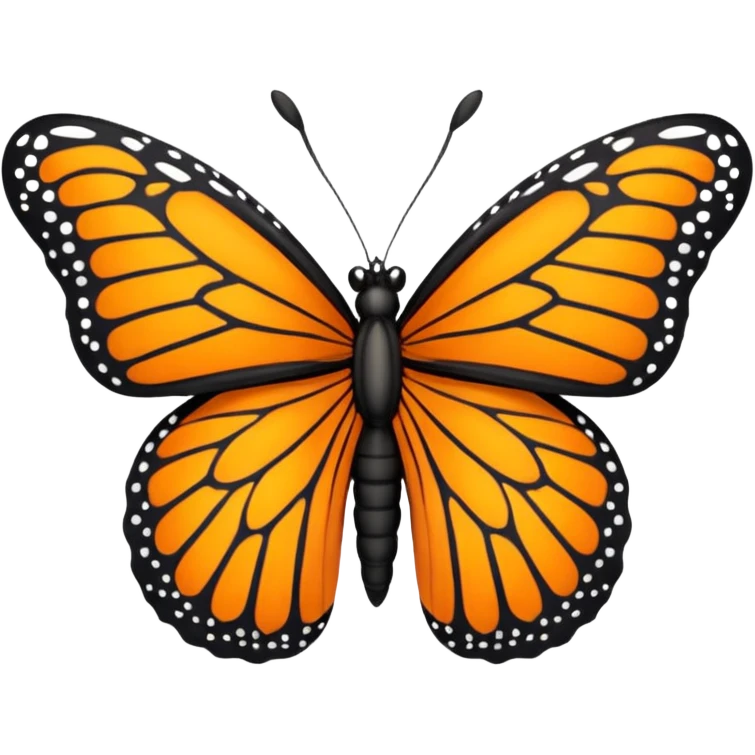 Monarch butterfly emoji emoji