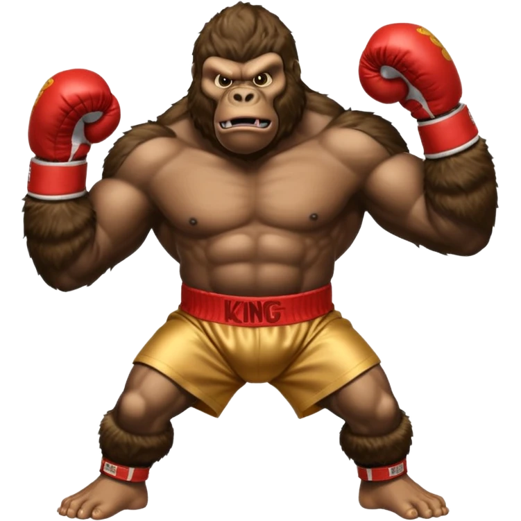 king kong boxing emoji