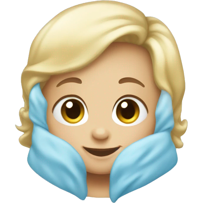 a baby blue heart emoji