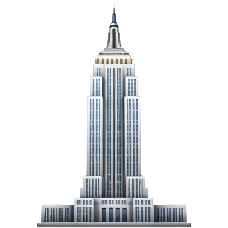 empire state building white background emoji