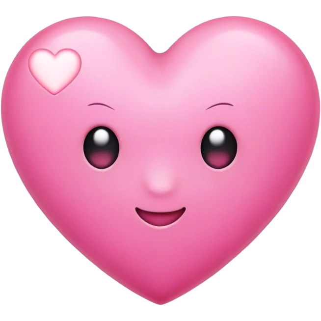 Pink heart emoji