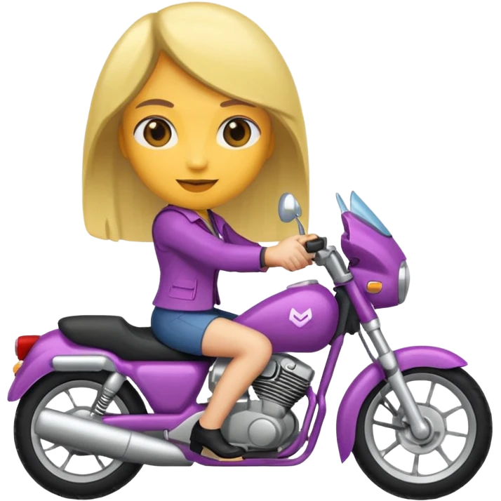 Grab moto women emoji
