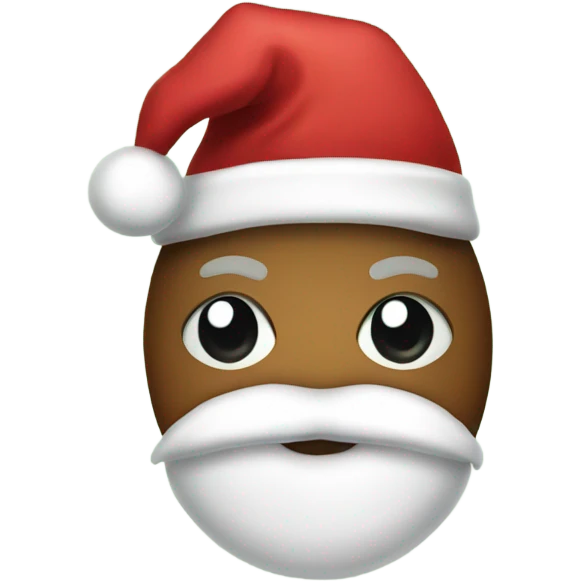 Santa sock emoji