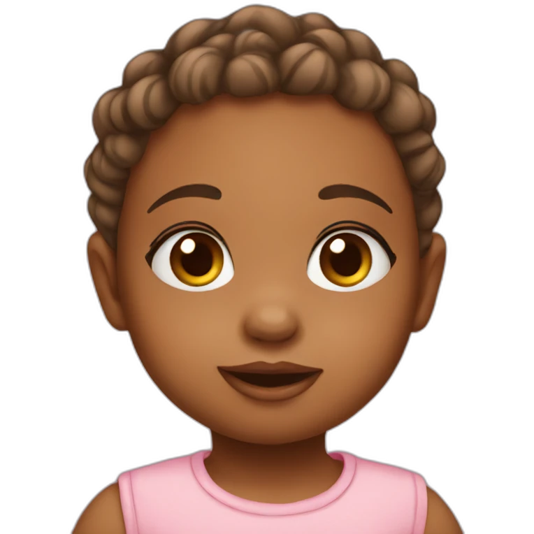 Baby girl emoji