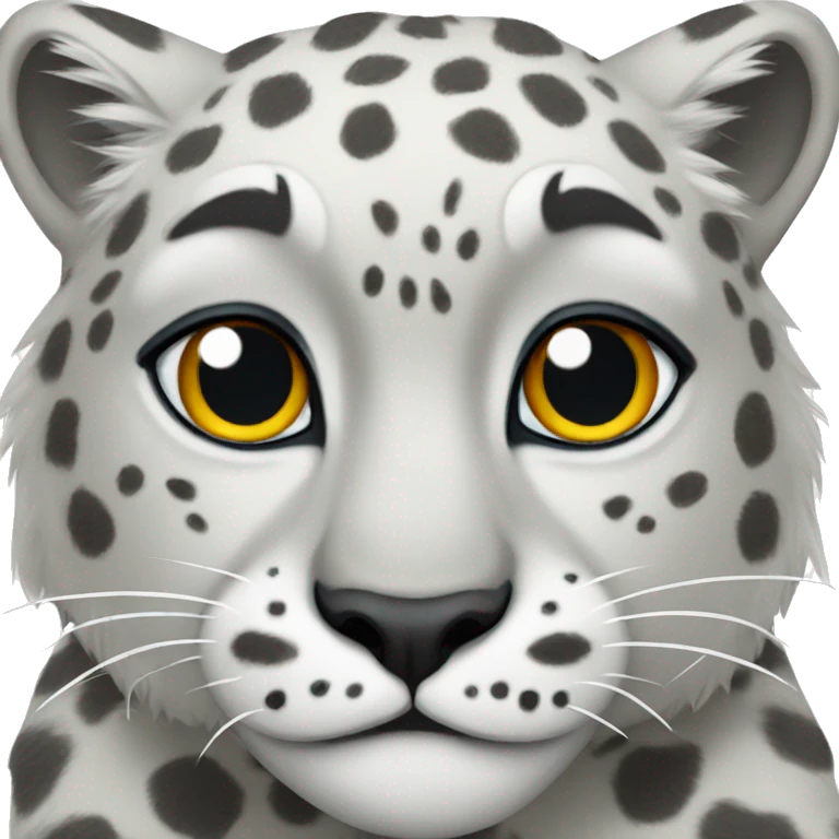 Snow leopard emoji
