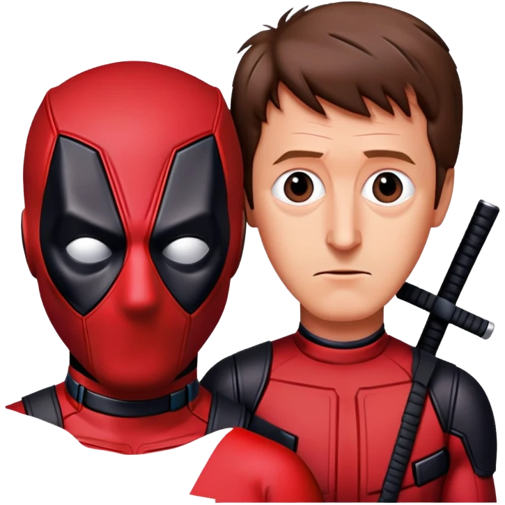 deadpool and paul mccartney being the same person emoji