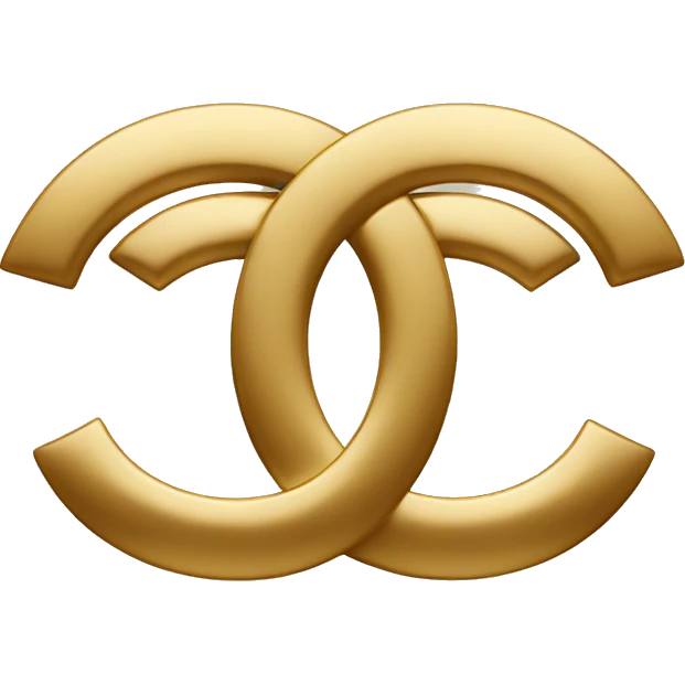 Chanel golden logo emoji