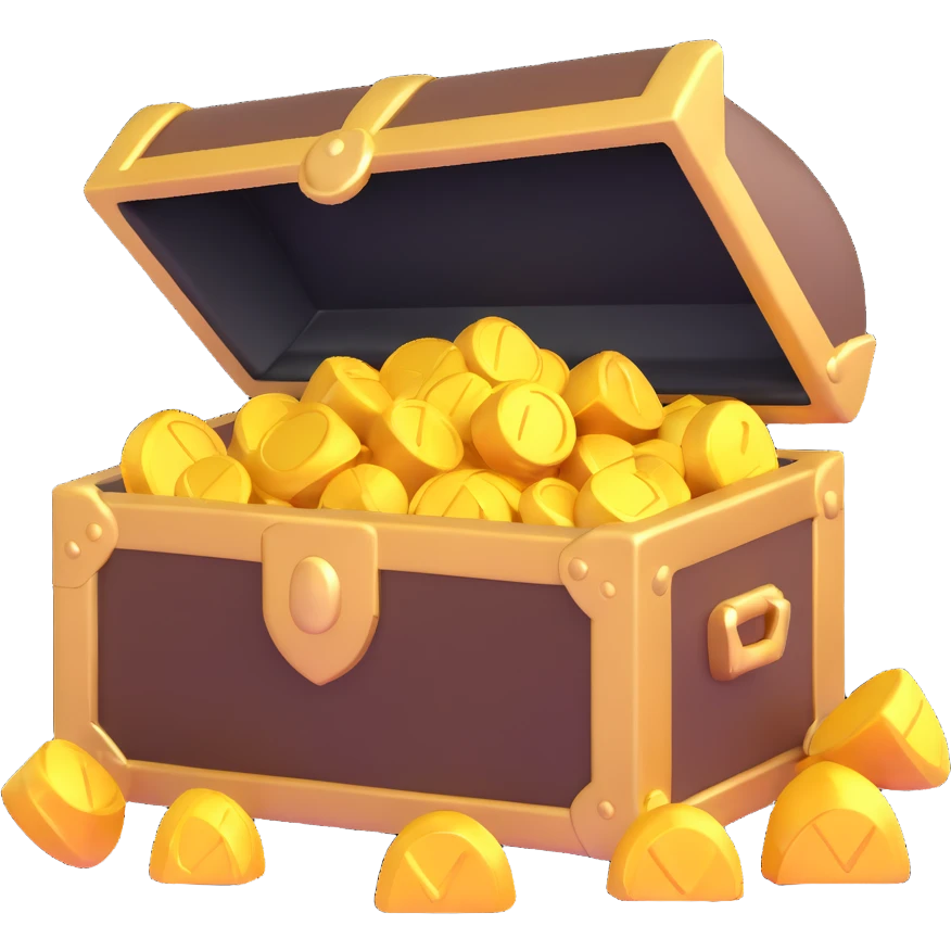 gold treasure emoji