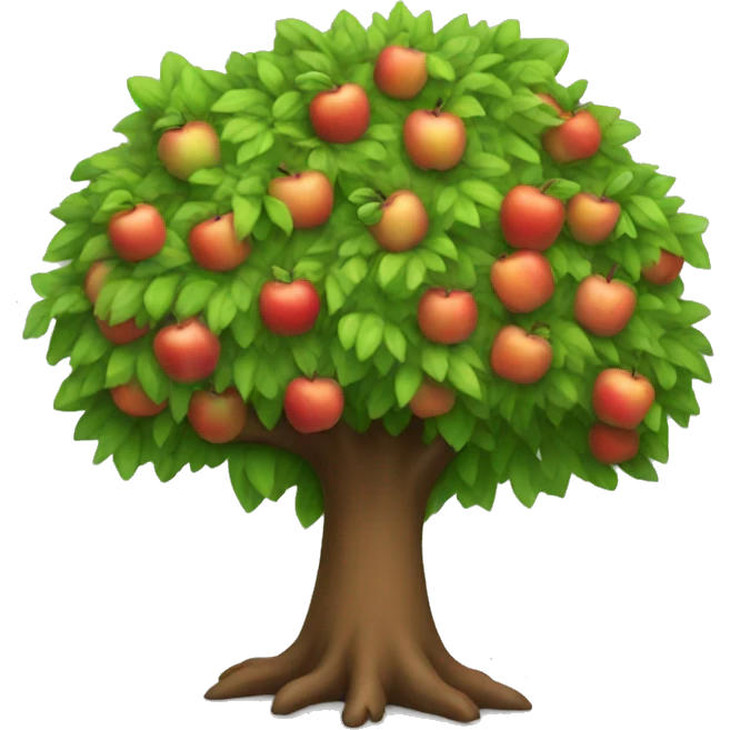 Apple tree emoji
