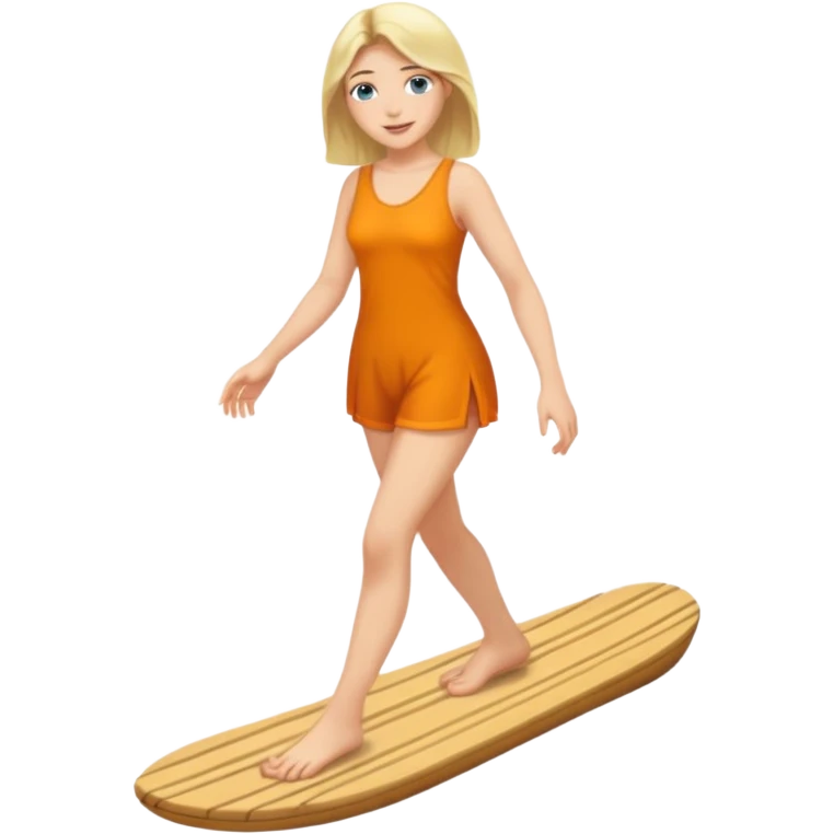 Barefoot Woman emoji