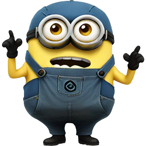 Minion whaaa face emoji