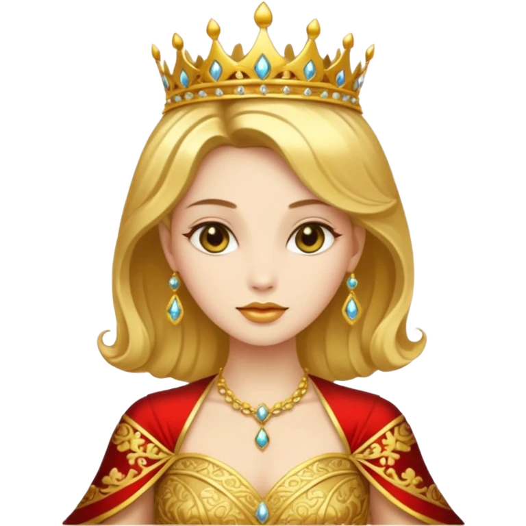 Golden empress emoji