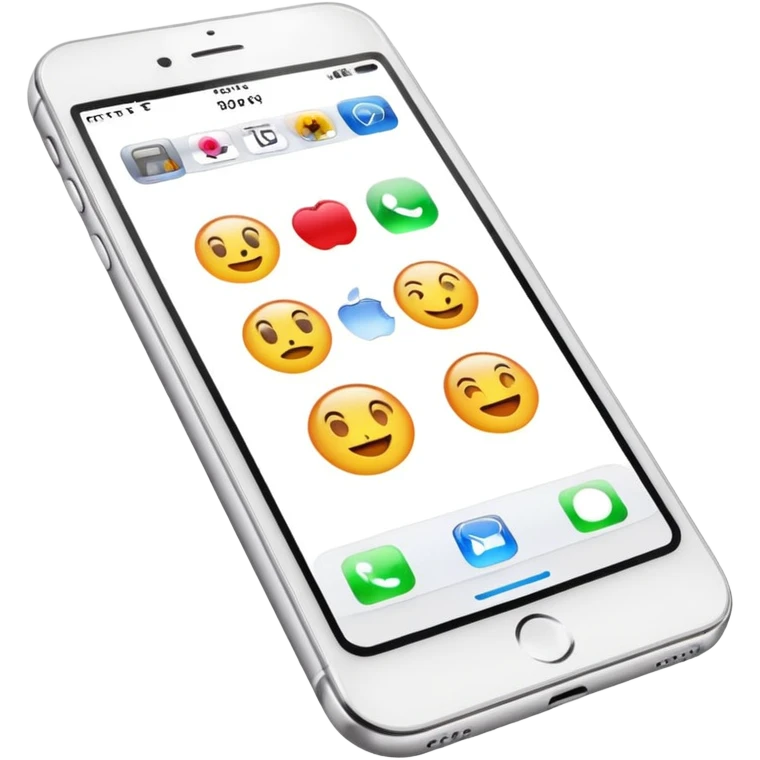 iPhone taking a screenshot emoji