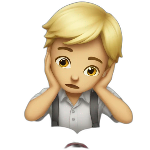 Struggling witg studies emoji