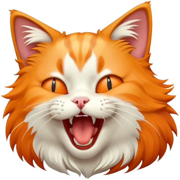 cat yawning emoji
