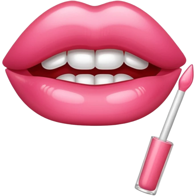 lip gloss clear  emoji