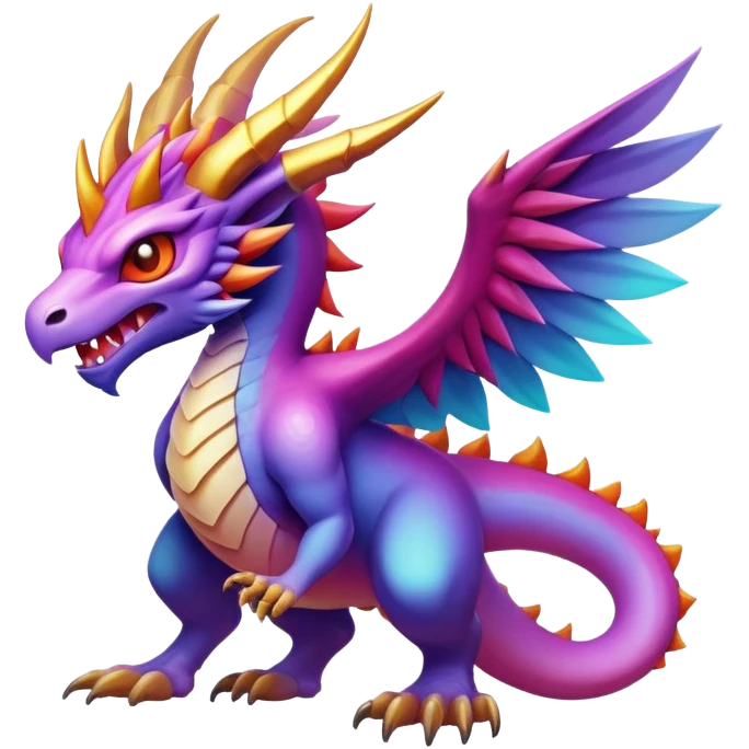 Epic legendary complex detailed gradients aesthetic-scenery-Fakémon-creature emoji