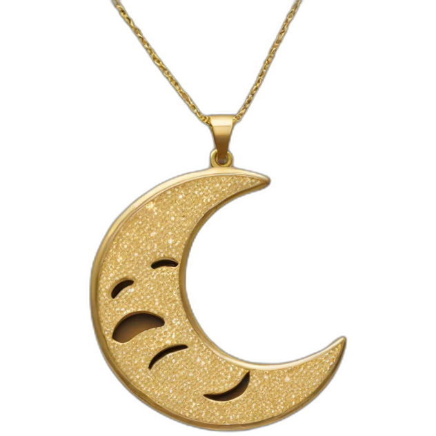 moon necklace  emoji