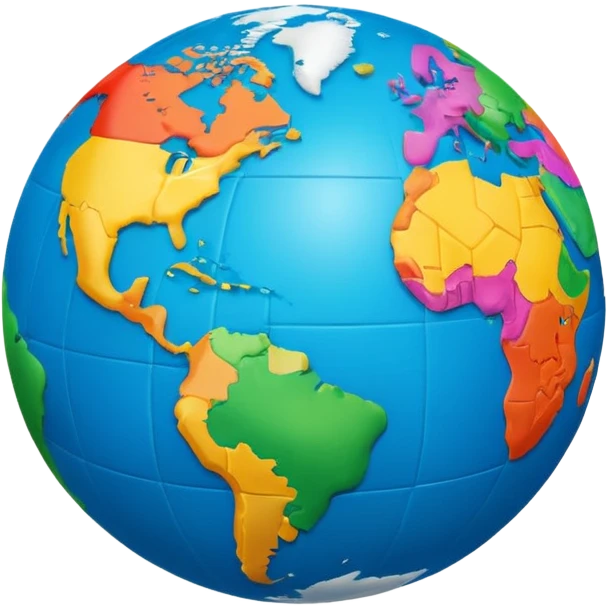 Create a realistic emoji of multiple languages shown by text flying around a earth ball  emoji