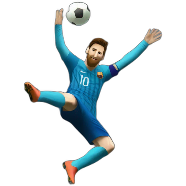 messi bicycle kick emoji