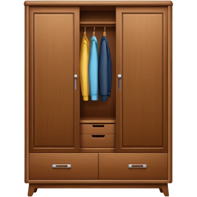 wardrobe modern closed emoji