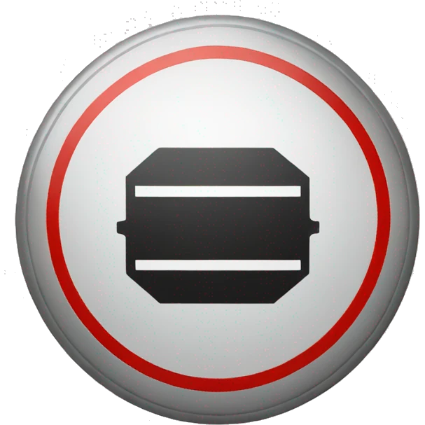 Stop schild emoji