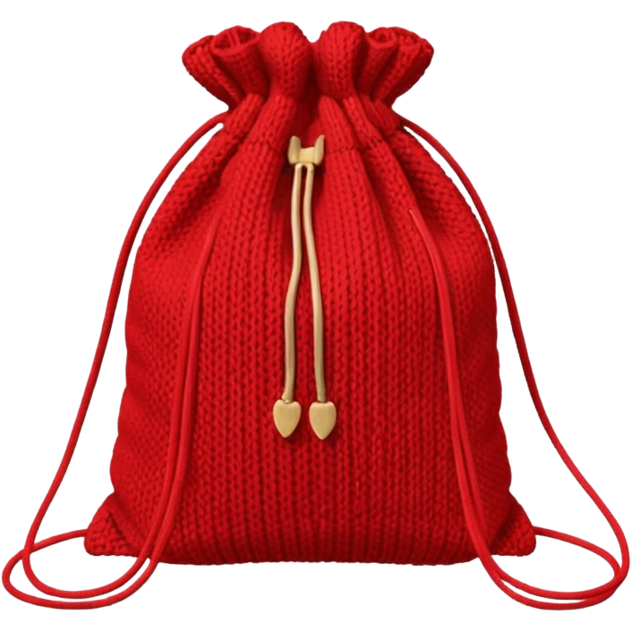 red Knitted Bag emoji