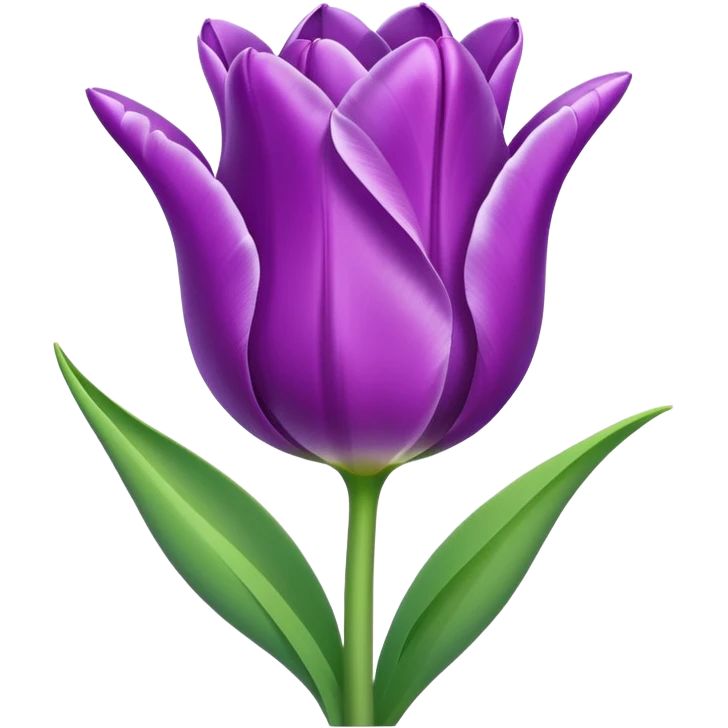 tulip purple emoji