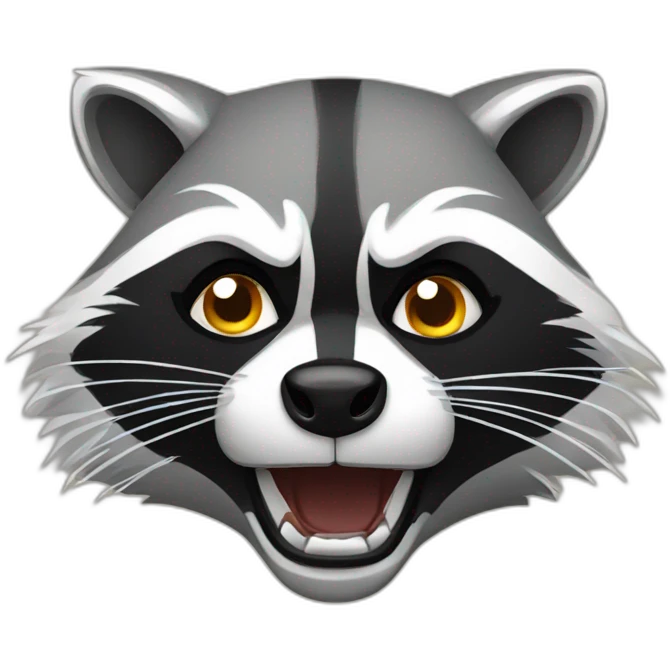 angry raccoon emoji