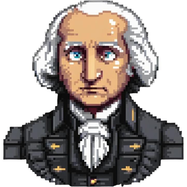 disgusted and scared George Washington emoji